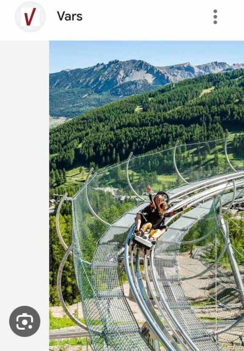 Apartmán Duplex Avec Belle Terrasse Au Pied Des Pistes Vars  Exteriér fotografie